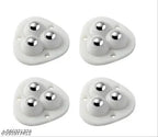 Self Adhesive Mini Swivel Casters Wheels,Triangle Caster W heel, Universal Wheels at The Bottom of The Storage Bo x, Swivel Caster Wheels 360 Degree Rotation Pulley for Furniture Various Storage Boxes (8 PCS)