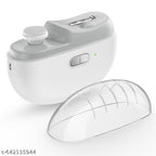 Electric Nail Clipper with LED Light USB Rechargeable Two Speed Nail Trimmer and File for Baby and Adults