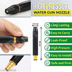 High Pressure Brass Jet Water Gun for Car, Bike & Garden