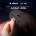 Electric Nail Clipper with LED Light USB Rechargeable Two Speed Nail Trimmer and File for Baby and Adults