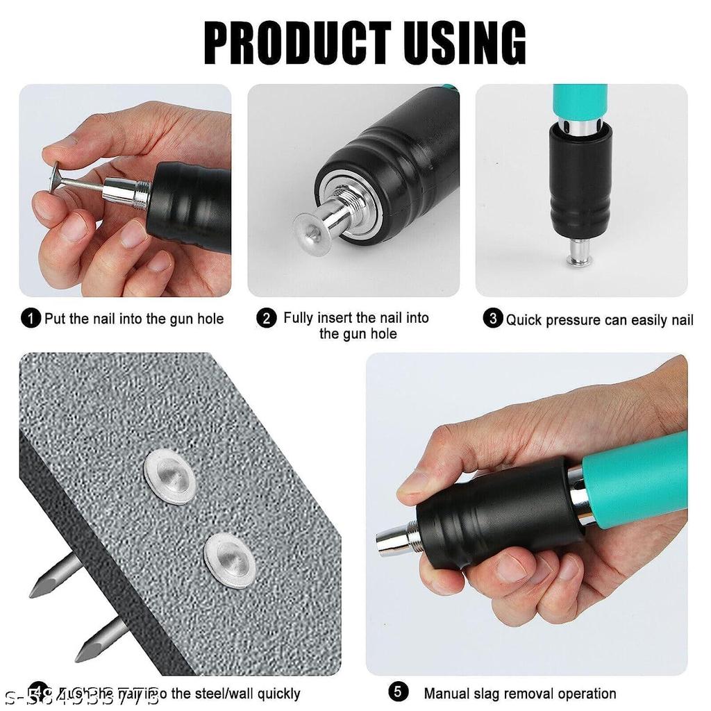 Manual Steel Nail Gun Tool With 20 Nail PICH FREE.