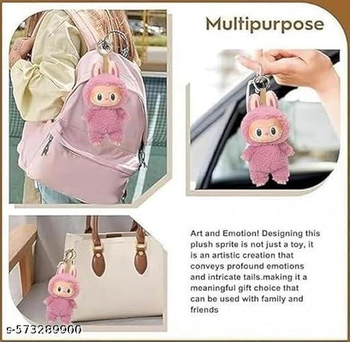 Labubu Doll 2025 latest Style Monster Plush birthday return gift Toy Cute Suprise trending Action Figure | Collectible Art Toy for kids | Soft Body with Big Smile Design Random Color-1